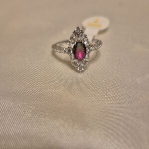 Sterling Silver Bi Color Alexanderite Ring